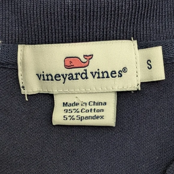 Vineyard Vines Small Blue Cotton Polo Women's - Picture 4 of 6